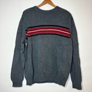 St. John’s Bay 100% Cotton Gray Crewneck Sweater, sz. XL